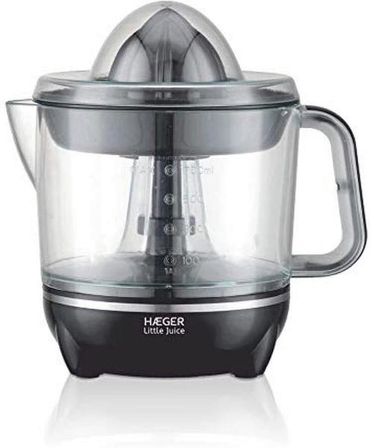 Citruspers met 700 ml capaciteit en 25 W vermogen Bidirectionele kegelrotatie en 2 kegels