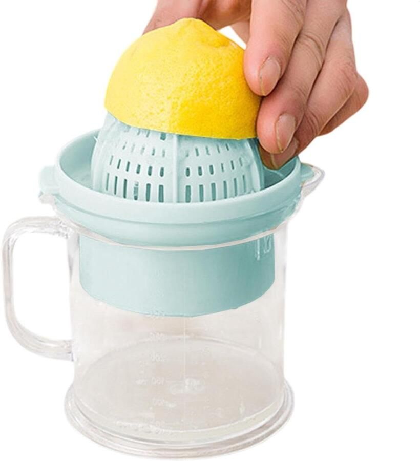 Citruspers met beker Handige sapmaker Verse sappen maken Verfijnd filterdesign 15 x 12 x 15 cm