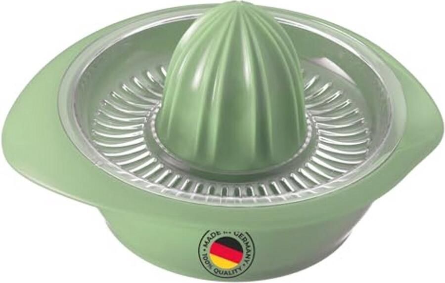 Citruspers met sapreservoir 0 5 L 18 7 cm Groen Kunststof Ideaal voor Sinaasappel Citroen en Limoen