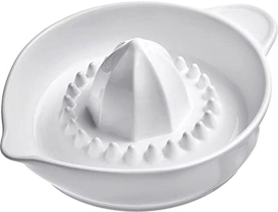 Citruspers met Zeeffunctie en Schenktuit Keramiek Wit 250 ml