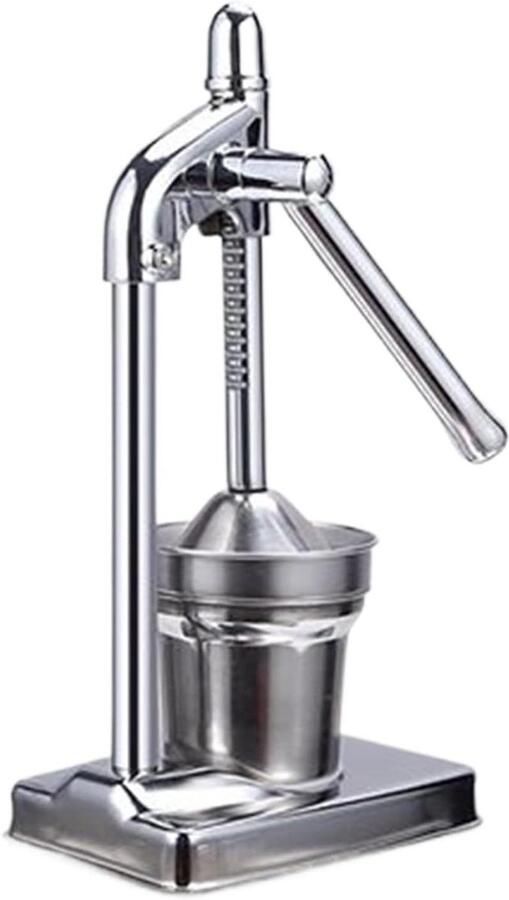 Citruspers Roestvrij Staal Citroenpers Sapcentrifuge Sap Extraheren Ergonomische Hefboom 38x14x38 cm Zilver