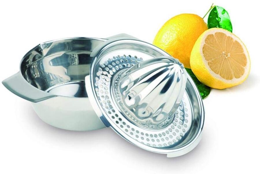 Citruspers RVS met Opvangbak Sapcentrifuge Keukenhulp Hoogglans