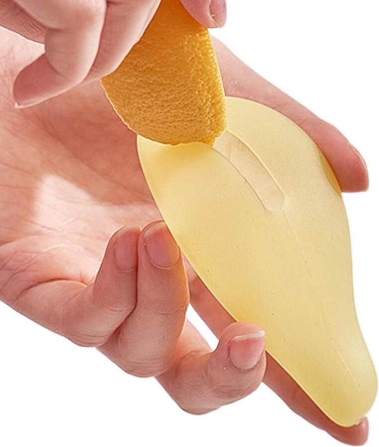 Citruspers Sap Maker Sap Extraheren Milieuvriendelijk Siliconen 5.5 x 9.8 cm Enkele Kleur