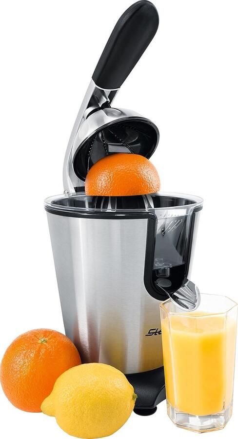 Citruspers Sapcentrifuge Gezond sap maken Praktische hefboom 0.5 liter RVS