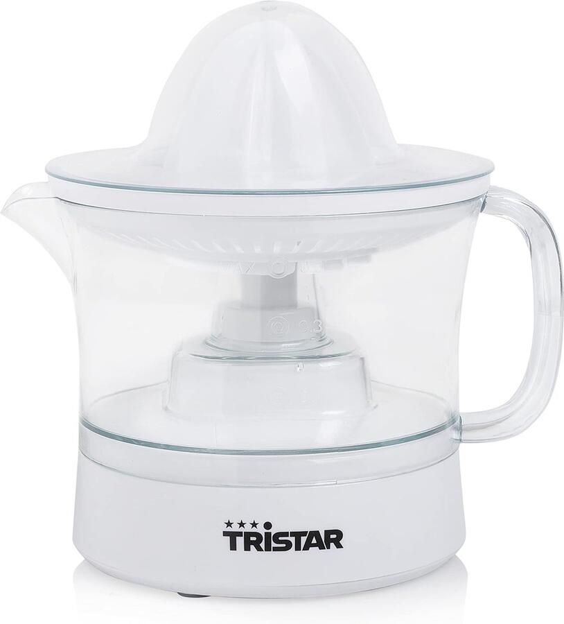 Citruspers Sapcentrifuge Vers sap maken Afneembare schenkkan 05 liter kan Wit