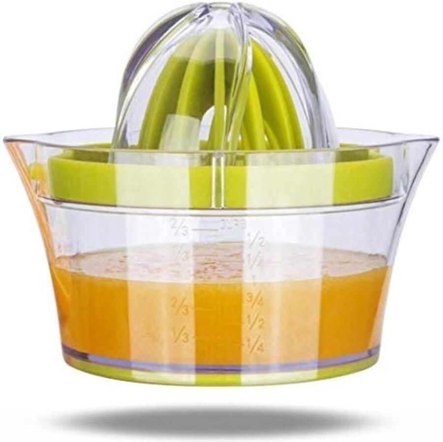 Citruspers Sapcentrifuge Verse sappen maken Met reservoir 14 x 13 x 9 cm Groen