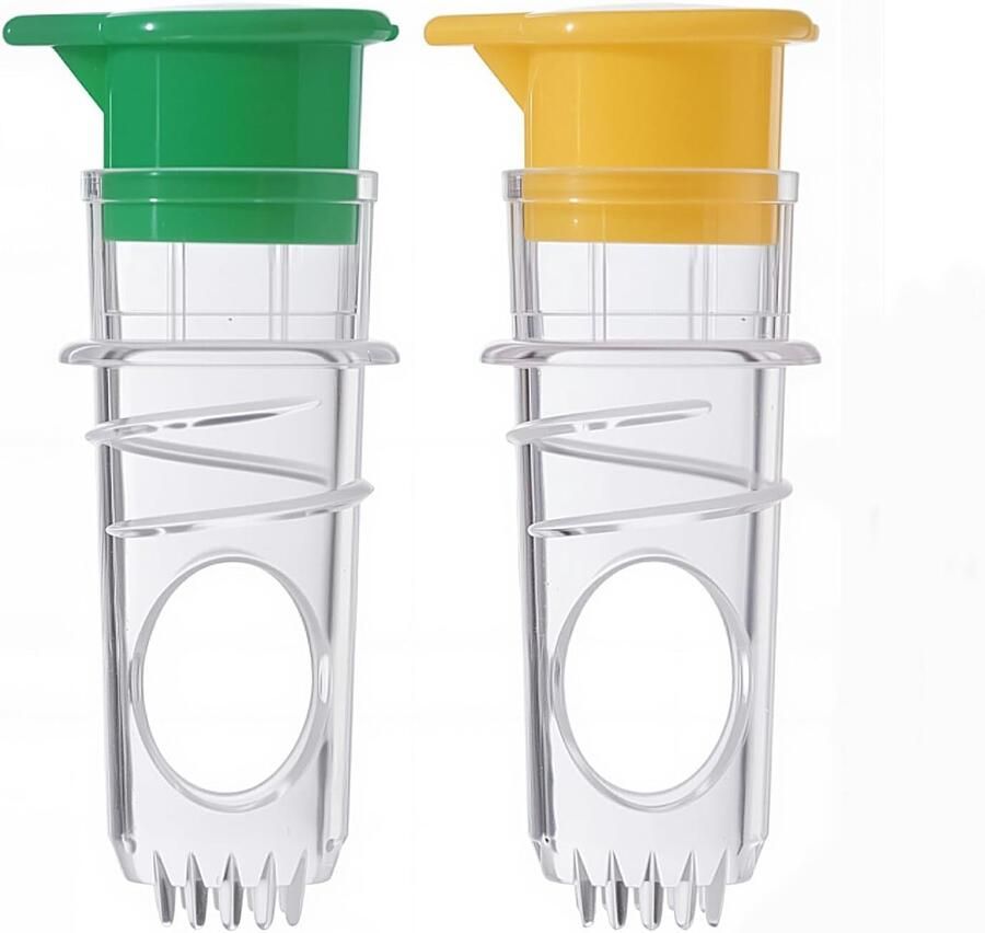 Citruspers Set Handpers Sap Verse Sap Maken Vaatwasserbestendig 2 Stuks Geel Groen