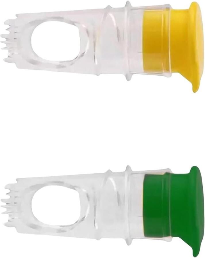Citruspers Set Sap Maker Vers Sap Maken Ergonomisch Ontwerp 2 Stuks Geel en Groen
