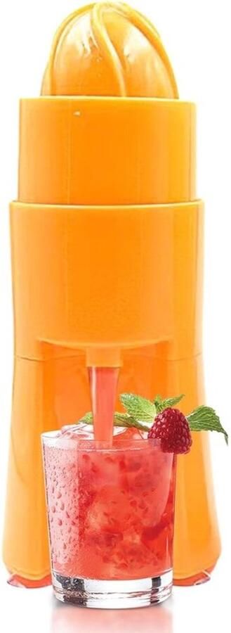Citruspers Sinaasappelpers Verse sap maken Compact en lichtgewicht 9x8x9 cm Willekeurige kleur