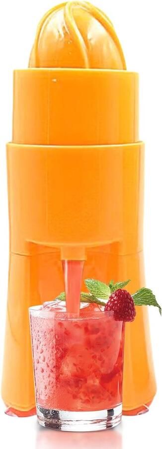 Citruspers Sinaasappelpers Verse sap maken Compact en lichtgewicht 9x8x9 cm Willekeurige kleur