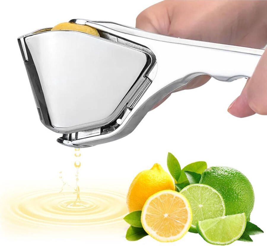 Citruspers van hoogwaardig roestvrij staal voor citroenen en sinaasappels Vaatwasmachinebestendig Ergonomisch en Ruimtebesparend
