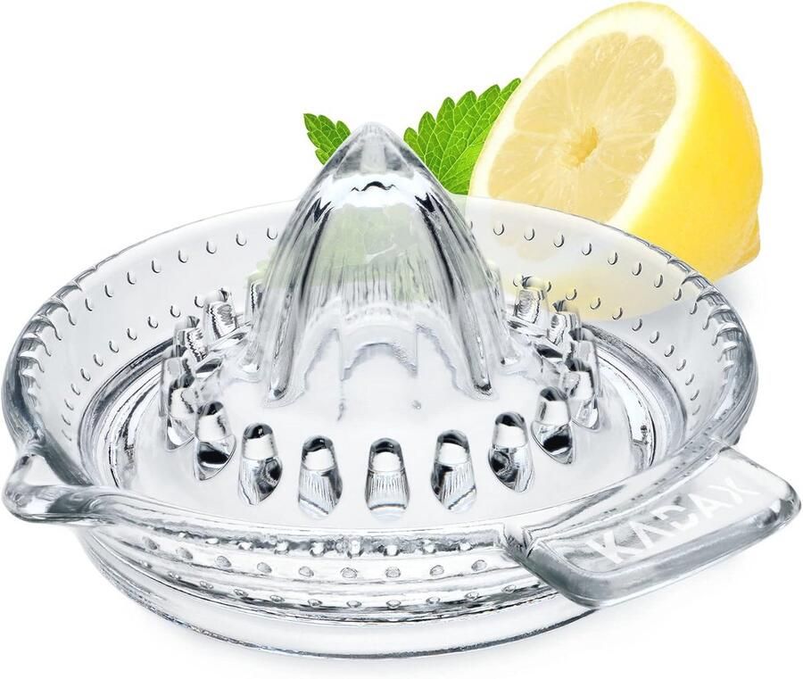 Citruspers van natrium- en calciumglas Perfect voor citroenen sinaasappels en limoenen
