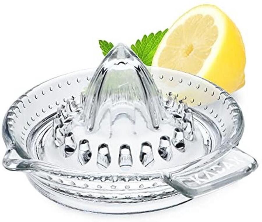 Citruspers van natrium- en calciumglas Perfect voor citroenen sinaasappels en limoenen