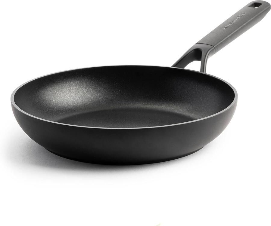 Classic Forged Aluminium Harde geanodiseerde PFAS-vrije keramische antiaanbakpan van 24 cm inductie ovenbestendig vaatwasmachinebestendig zwart