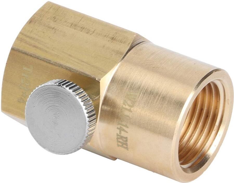 CO2 Fill Adapter to W21.8-14-RH CO2 Adapter Sodawater CO2 Bottle Adapter Fill Valve Connector