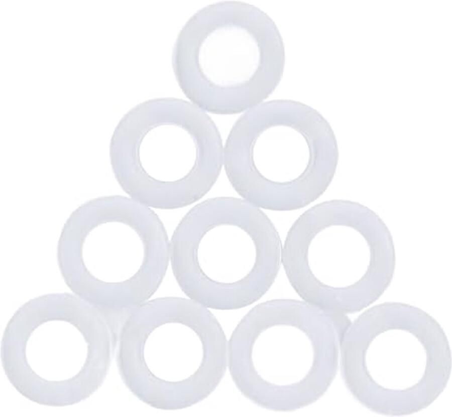 Co2 O-cilinderadapterringen voor frisdrankautomaten 10 stuks CO2-snelconverterpakkingen siliconen O-ringen voor makerslang pakking pakkingringen geschikt voor alle soorten