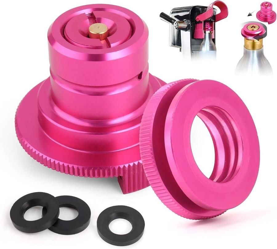 CO2 quick adapter verbeterde soda cilinder aansluiting TR21 trapeziumdraad SnelShoppen