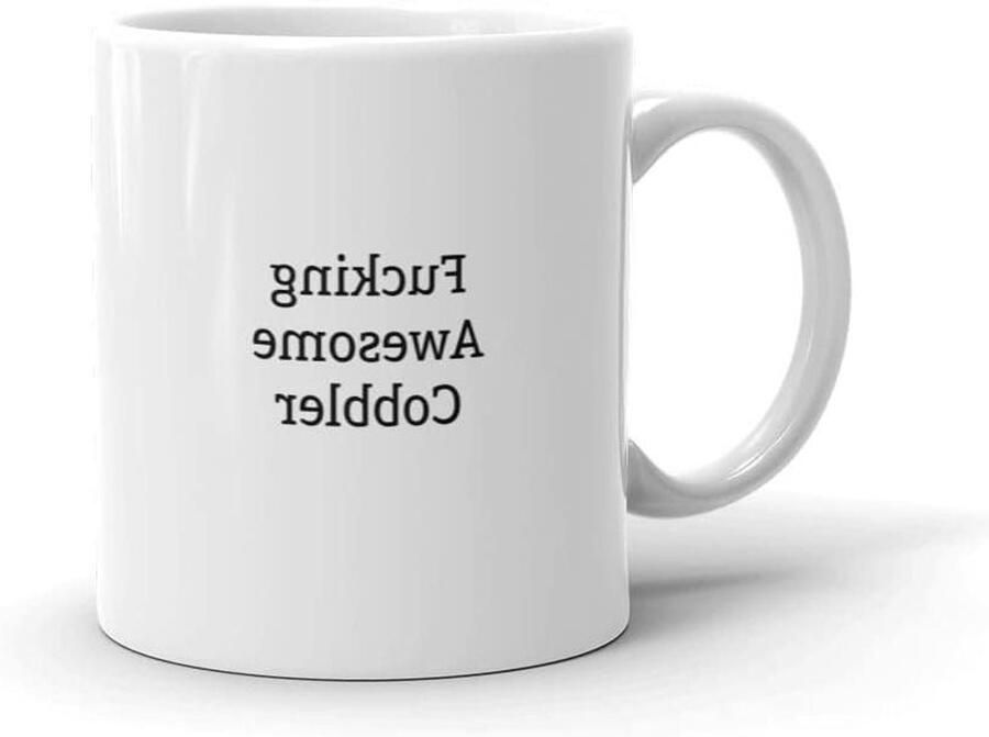 Koffiemok Theekop Mok Koffie Drinken Bedrukte Tekst 11 Ounce Wit