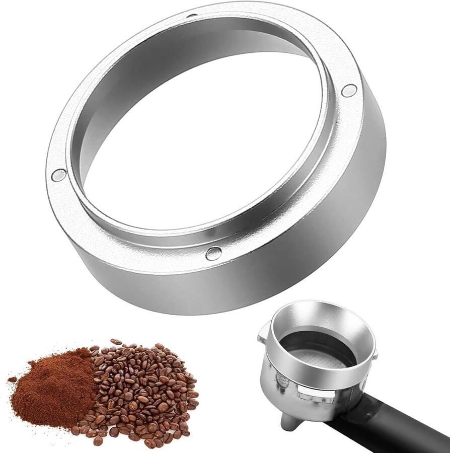 Coffee dispenser 51mm espresso vulhulp met magnetische hopper accessoires voor nauwkeurig doseren en filteren van koffiepoeder ideaal voor barista's en thuisgebruik