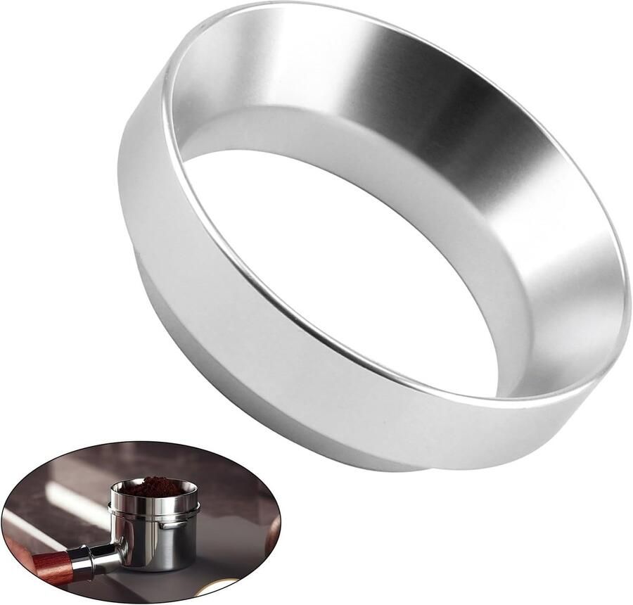 Coffee dispensing ring 51 mm voor filterhouder aluminium dispenser met magnetische functie spatbescherming voor espressomachine precisieaccessoire voor koffiezetten