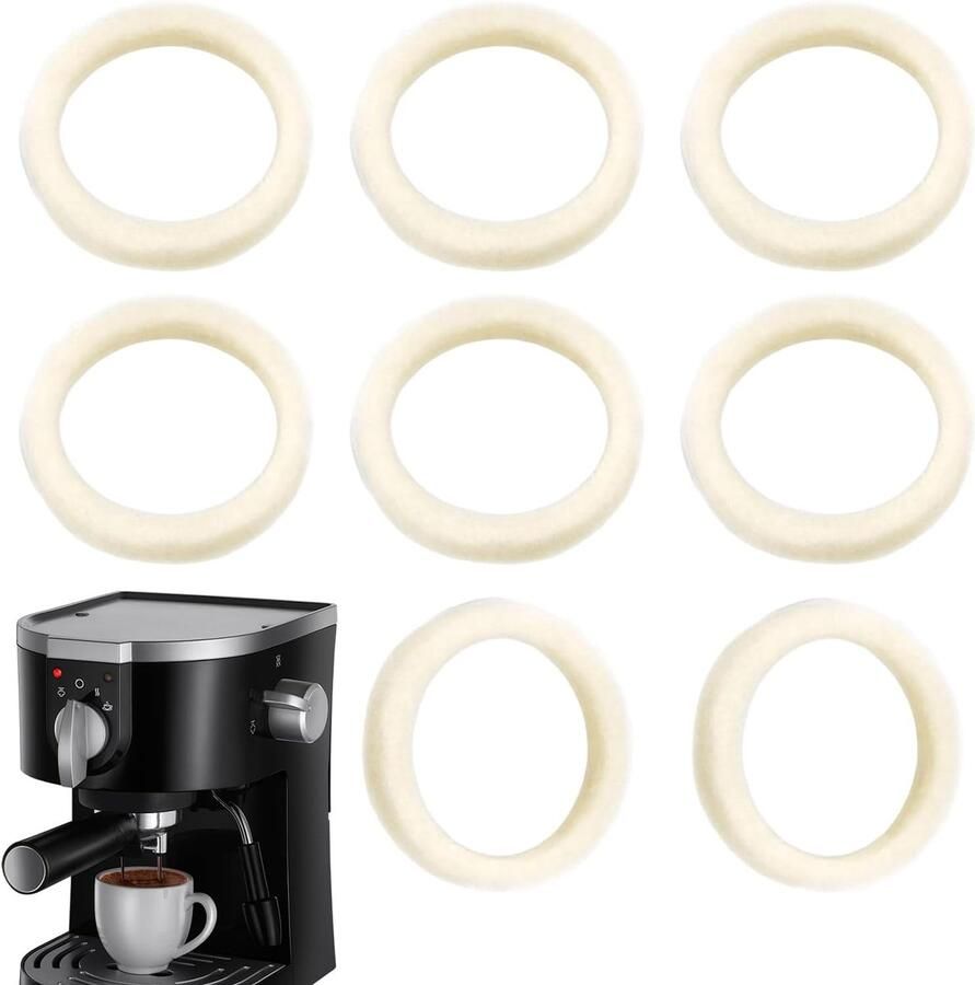 Coffee Machinale molen Espressomachine wollen ring koffiemachine pakking set Koffiemachine vilt wasmachine met lichtgewicht molende wollen ring vilt wasmachine vervanging voor thuiswinkel