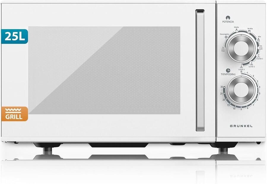 Combimagnetron Keukenapparaat Snel Koken Met Grill Functie 25 Liter Wit