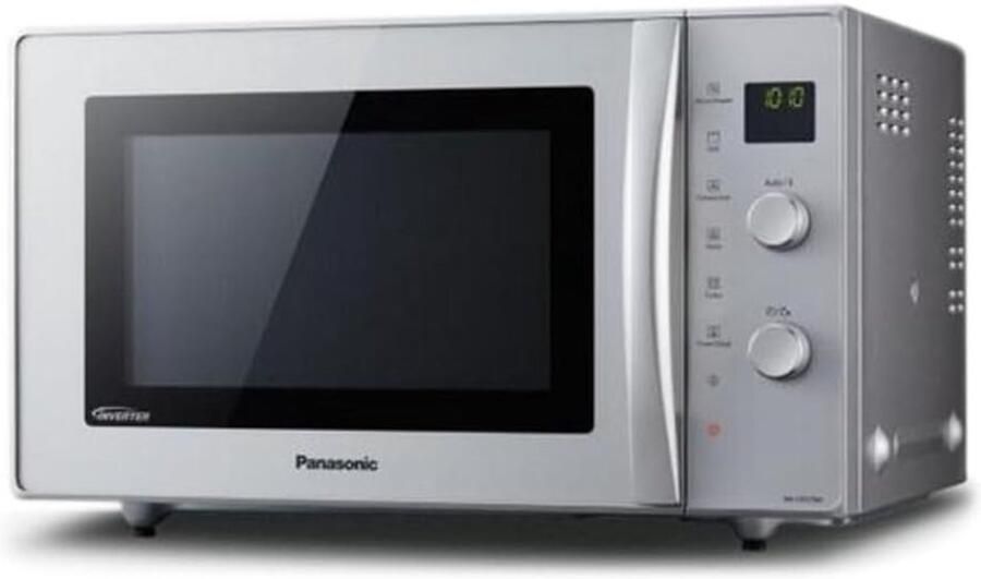 Combinatie Magnetron Oven met Grill Snel Eten Bereiden Inverter Technologie 27 Liter Capaciteit Zilver