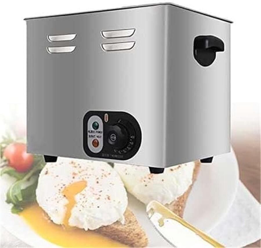 Commerciële Eierkoker Eierstomer Elektrisch Ontbijt Bereiden Hoge Capaciteit 60 Eieren 360x290x280 mm Zilver
