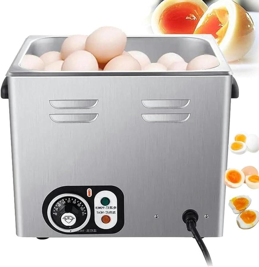 Commerciële Eierkoker Elektrische Koker Automatisch Horeca Eieren Koken Gelijkmatige Warmte 45 Eieren Capaciteit Roestvrij Staal