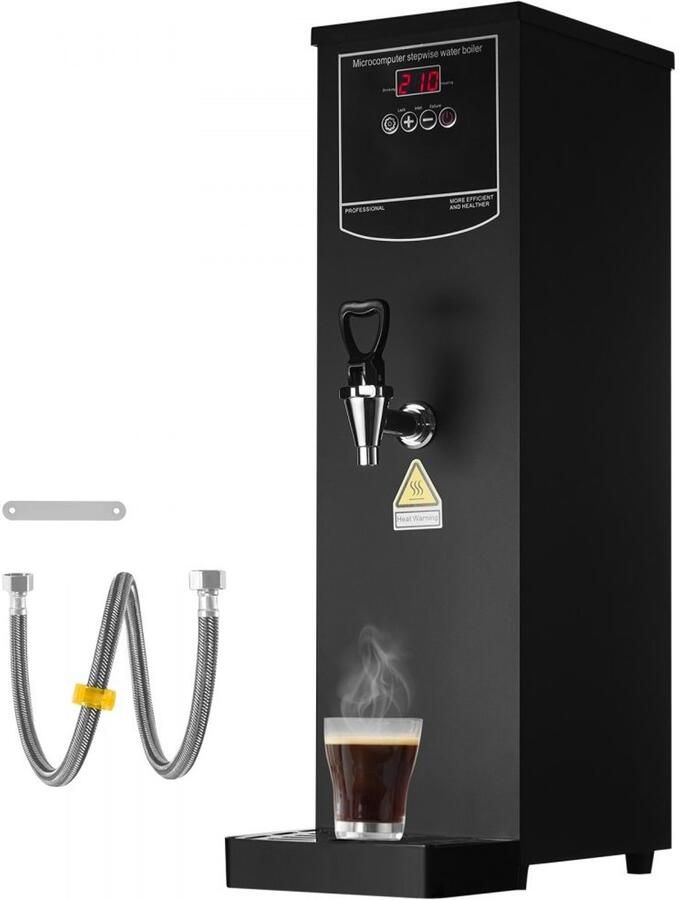 Commerciële Heetwaterdispenser Horeca Waterkoker 15 L 2500 W RVS Verwarmingsbuis 50 L u Elektrisch Voor Koffie & Thee