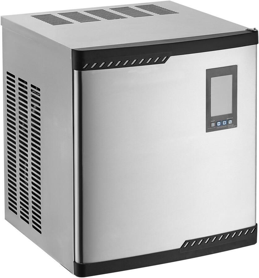 Commerciële ijsblokjesmachine Hoofdeenheid 136 kg dag Capaciteit RVS Behuizing Slim Bedieningspaneel Zelfreinigend Instelbare Ijsdikte Zonder Opslagbak - Foto 2