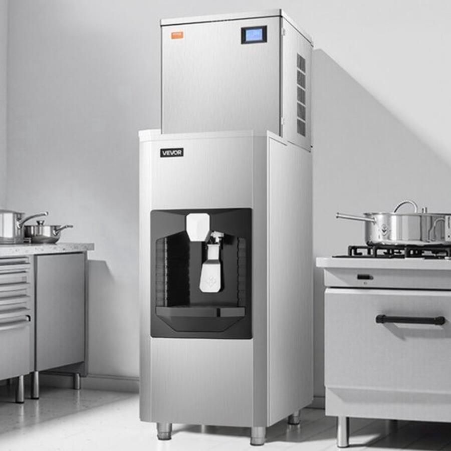 Commerciële Ijsmachine 181 Kg Per Dag 80 Kg Ijsopslag Roestvrij Staal Voor Bars En Restaurants
