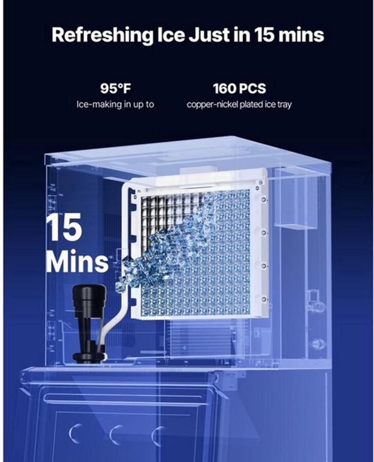 Commerciële Ijsmachine Enige Uitvoering 181 4 Kg Per Dag Roestvrij Staal Voor Restaurants En Bars