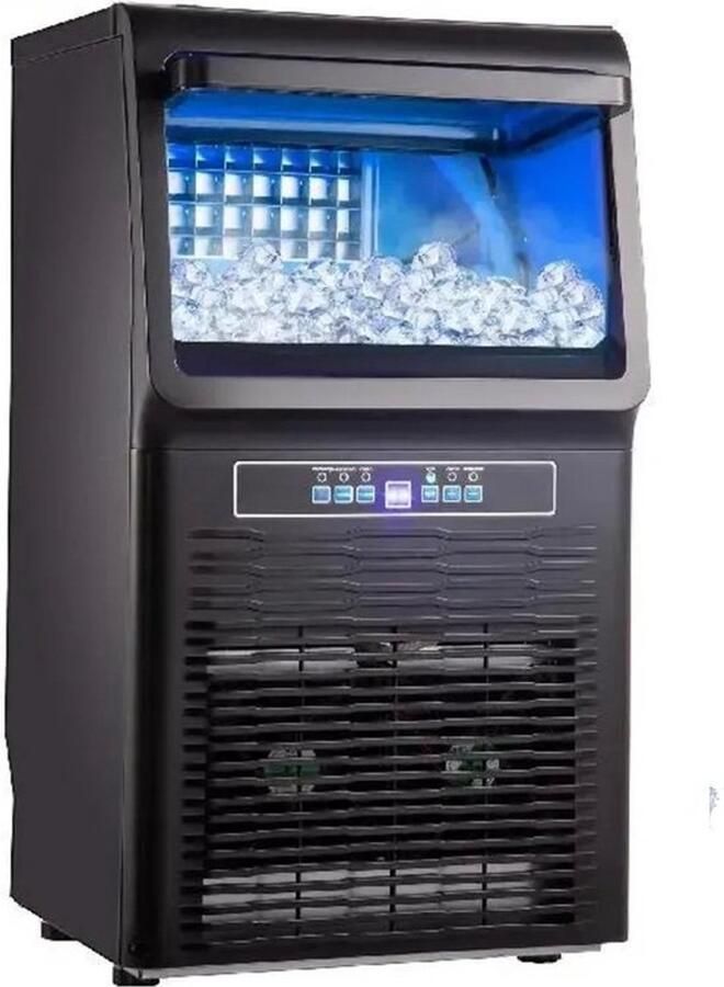 Commerciële ijsmaker Professionele ijsblokjesmachine 350W Aanrechtmodel 31 5KG p u Horeca