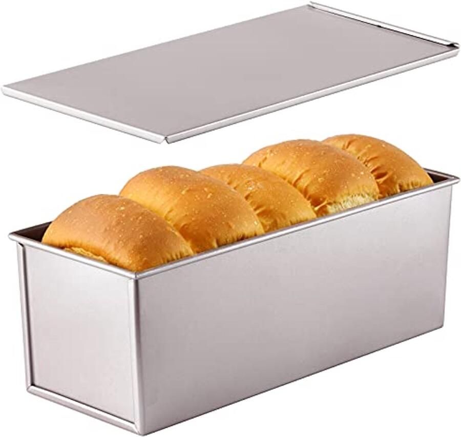 Commerciële Pullman Broodpan met Deksel Non-Stick Rechthoekige Toast Doos voor Oven Bakken