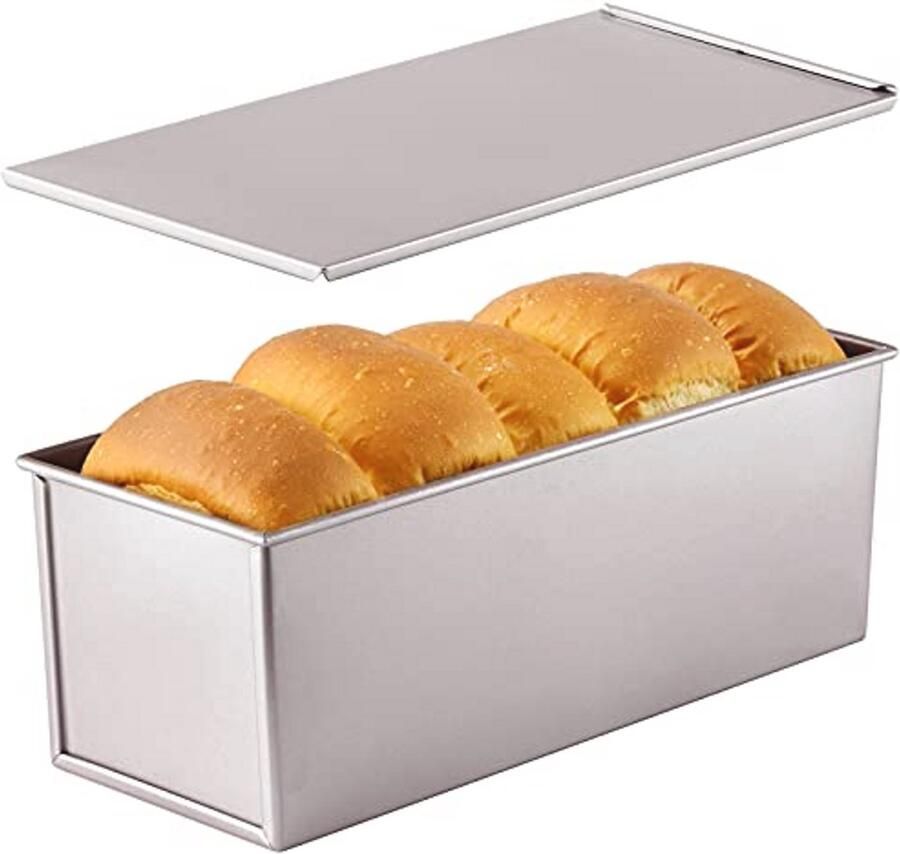 Commerciële Pullman Broodpan met Deksel Non-Stick Rechthoekige Toast Doos voor Oven Bakken