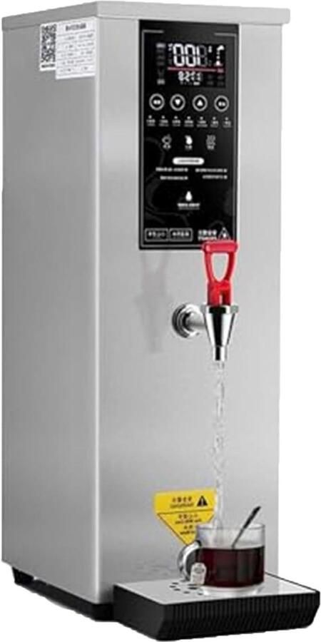 Commerciële Waterkoker Heetwaterdispenser Water Verwarmen Instelbaar Smart Display 60L Grijs