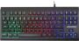 Compact 88-toetsen Gaming Toetsenbord met Regenboog LED Verlichting en Multimedia Sneltoetsen - Thumbnail 1