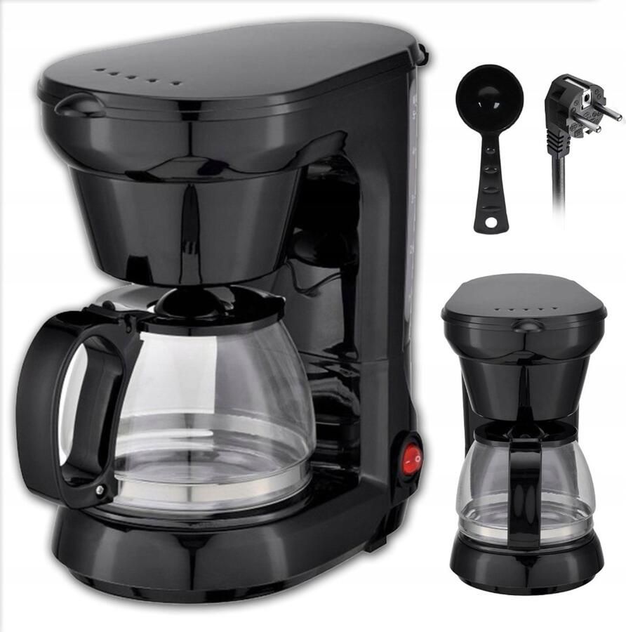 Compact Filterkoffiezetapparaat 0 75L 4-6 Kopjes