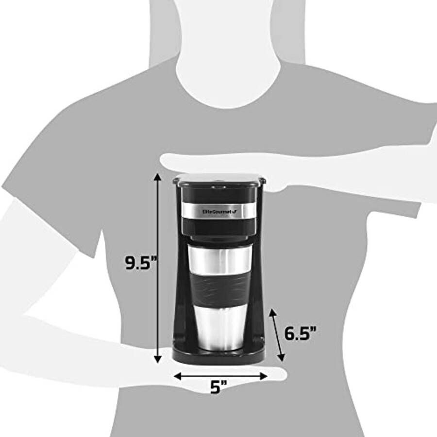 Compact Filterkoffiezetapparaat met Thermobeker 398 ml