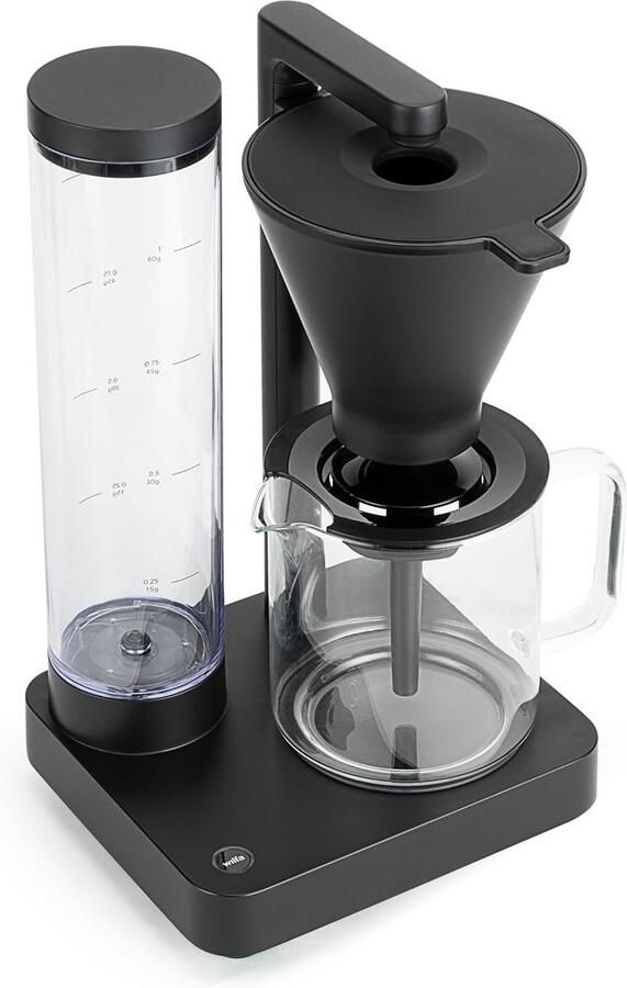 Compact Filterkoffiezetapparaat met Warmhoudfunctie en Druppelstop (Zwart)