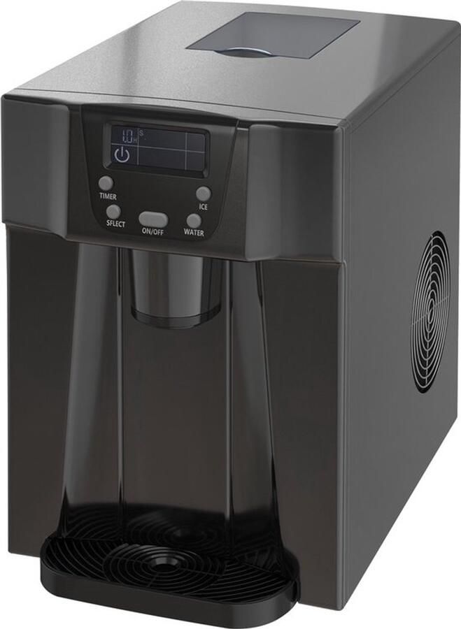 Compact IJsblokjesmachine met Drinkwateruitgifte 2 maten ijsblokjes- LCD-bediening- Geschikt voor thuisgebruikCompact IJsblokjesmachine met Drinkwateruitgifte 2 maten ijsblokjes- LCD-bediening- Geschikt voor thuisgebruik - Foto 2