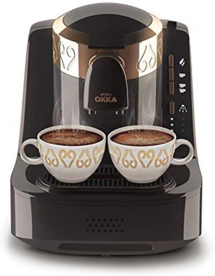 Compact Turks Koffiezetapparaat met Zelfreiniging en 3 Cupmaten