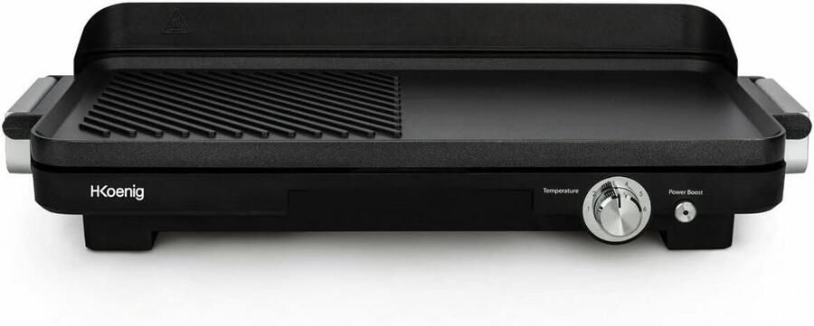 Compacte 2-in-1 Elektrische Contactgrill voor Binnen Vaatwasserbestendig