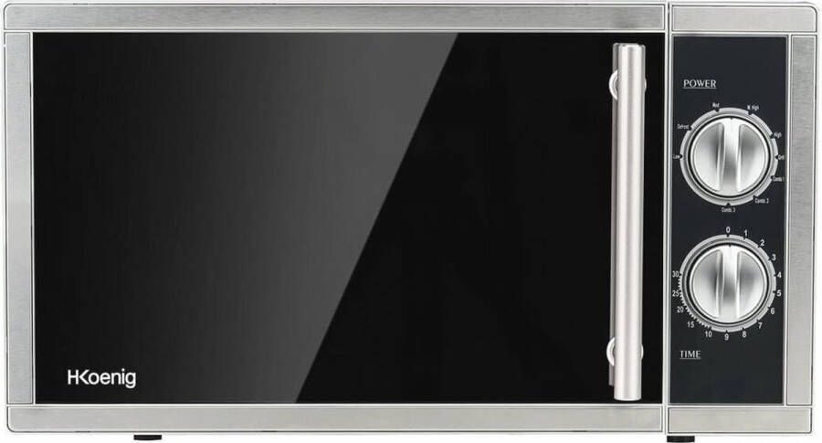 Compacte 2-in-1 Magnetron en Grill met 23L Inhoud en 9 Kookstanden