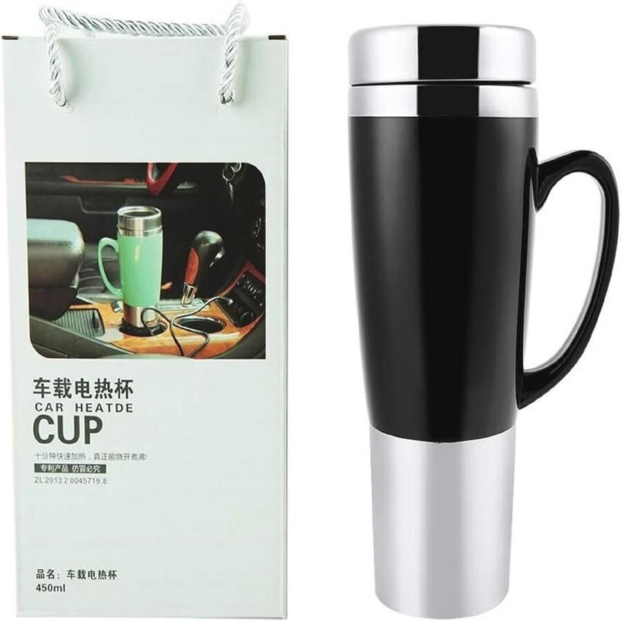 Compacte 450ML Auto Waterkoker Draagbare Melk Warmer voor Kantoor en Thuis