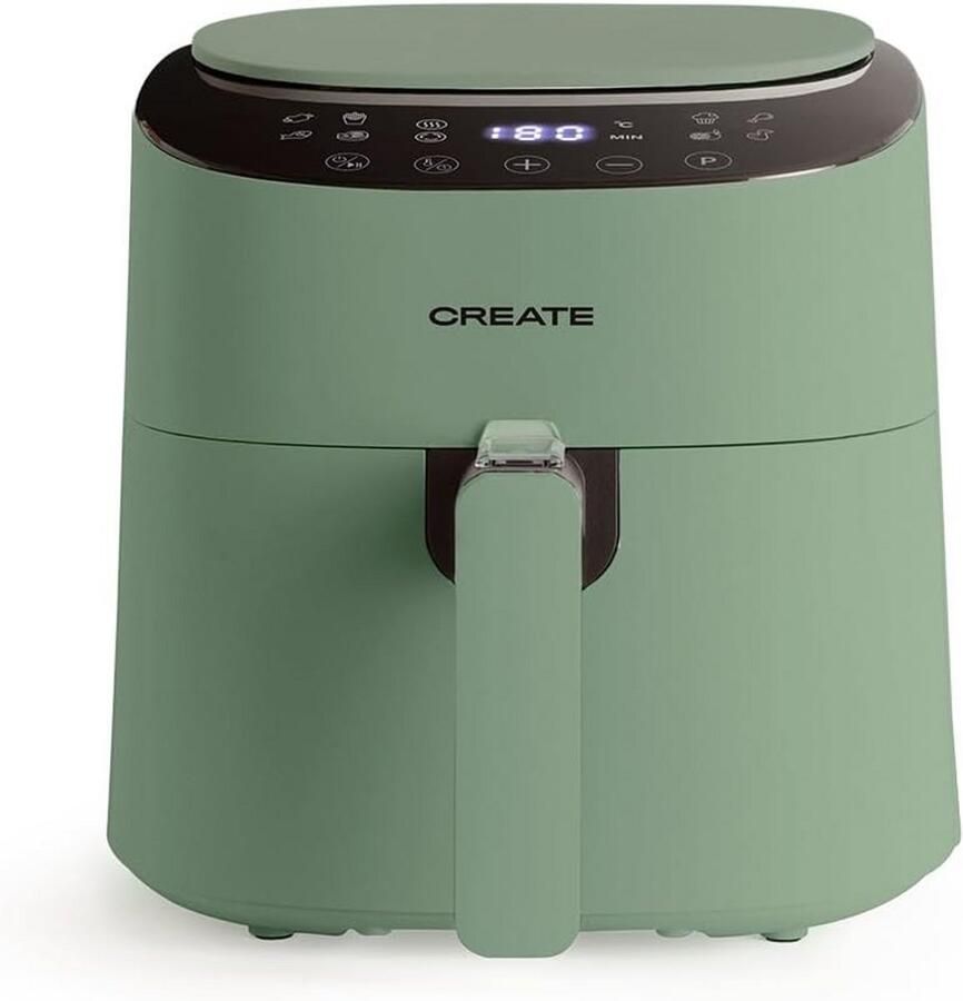 Compacte Airfryer 3.5L 8 Programma's Snel & Gezond Frituren