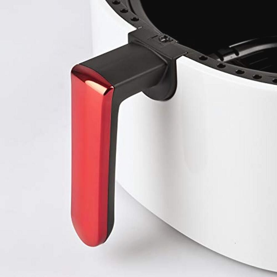 Compacte Airfryer met 3.2 Liter Instelbare Temperatuur en Receptenboek