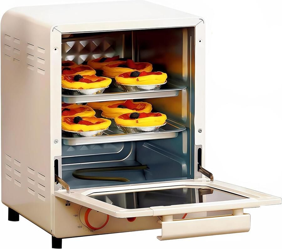 Compacte Bakoven Mini Oven Meerdere Gerechten 3 Kooklagen 15 Liter