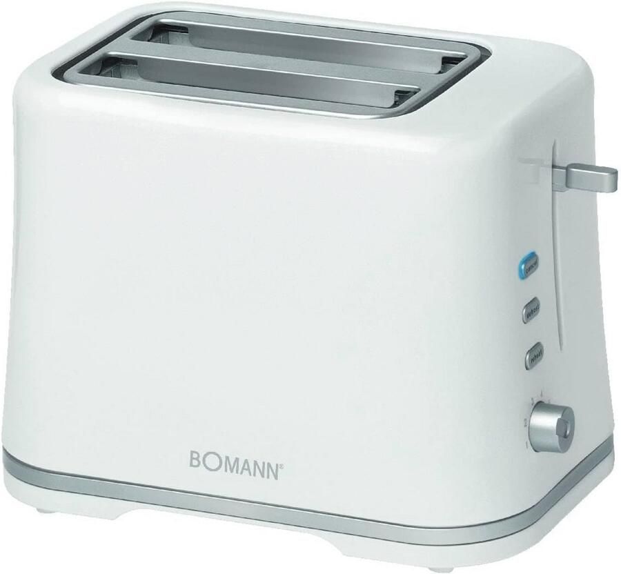 Compacte Broodrooster met 2 Sneetjes Ontdooi- en Opwarmfunctie Traploos Instelbare Bruiningsgraad - Foto 1
